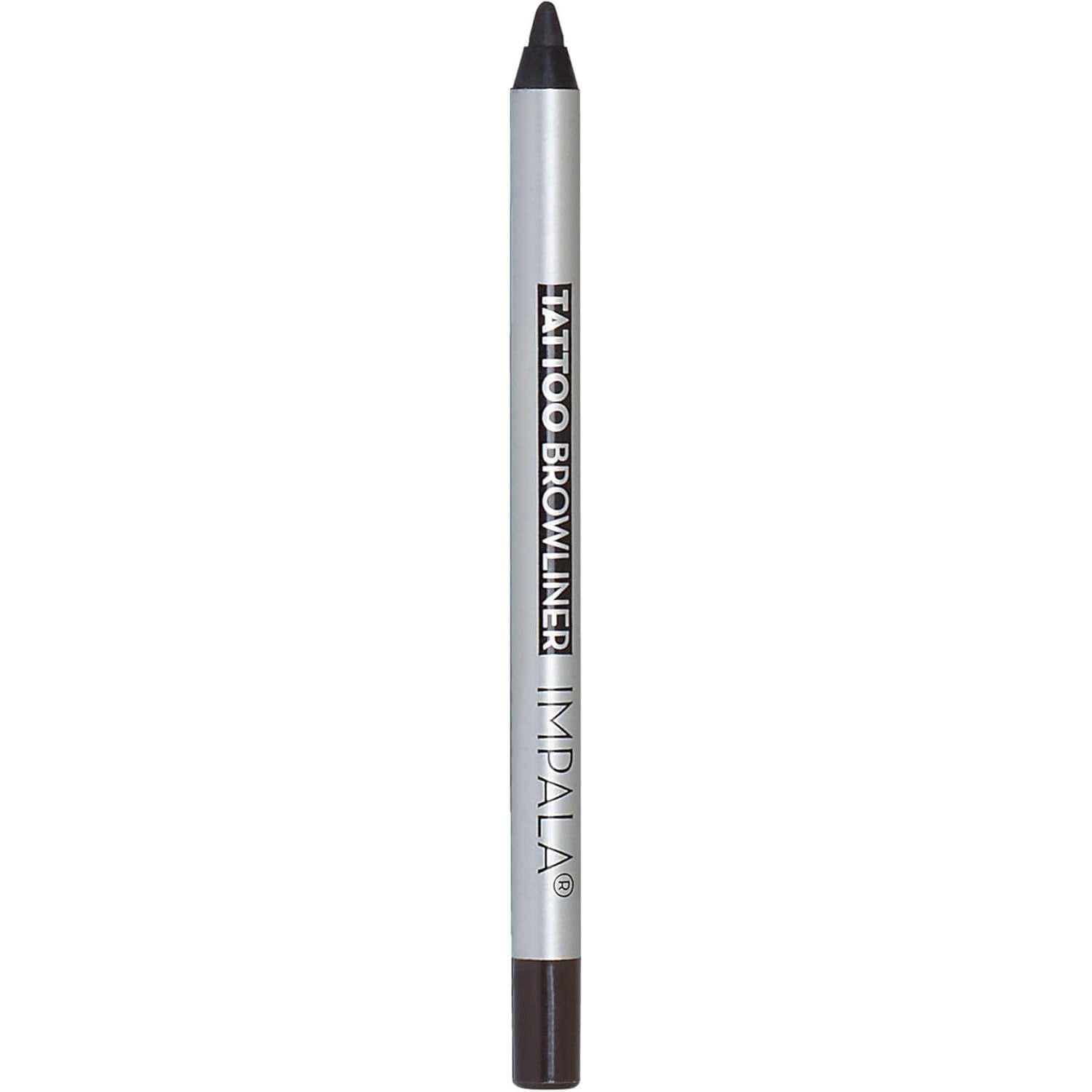 Карандаш для бровей гелевой Impala Tattoo Gel Eyebrow Pencil водостойкий не размазывается Black №51 (30945)