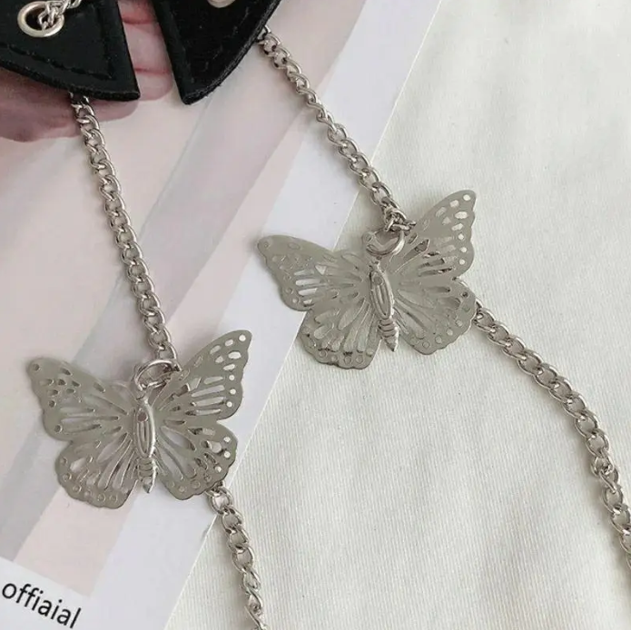 Широкий корсет на шнурівці-ланцюжку One size Black (5727376) - фото 5