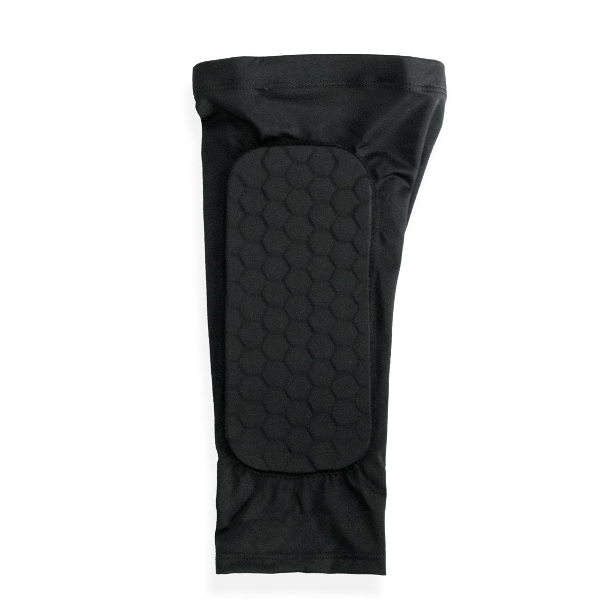 Футбольные щитки-гетры с защитой 1 шт. XXL Черный (1009374-Black)