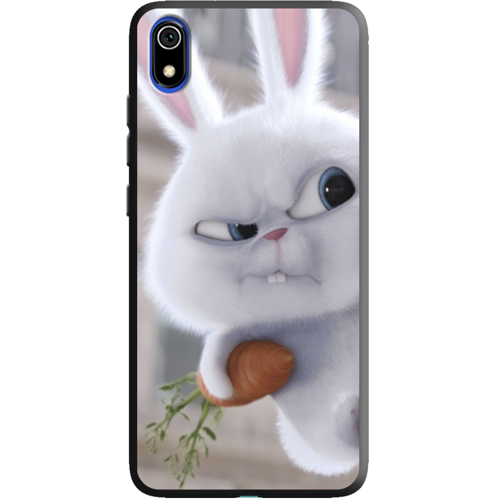 Чехол Boxface Xiaomi Redmi 7A Rabbit Snowball Черный силикон (37400-up1116-38652)