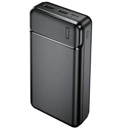 Повербанк Maxlife MX-20 2xUSB Type-C 20000 mAh Black (3_02477)