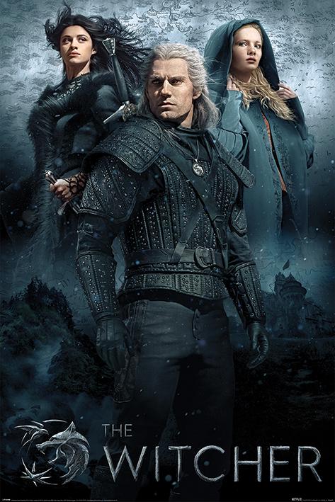 Постер плакат Ведьмак Связанный Судьбой/The Witcher Connected by Fate 61x91,5 см