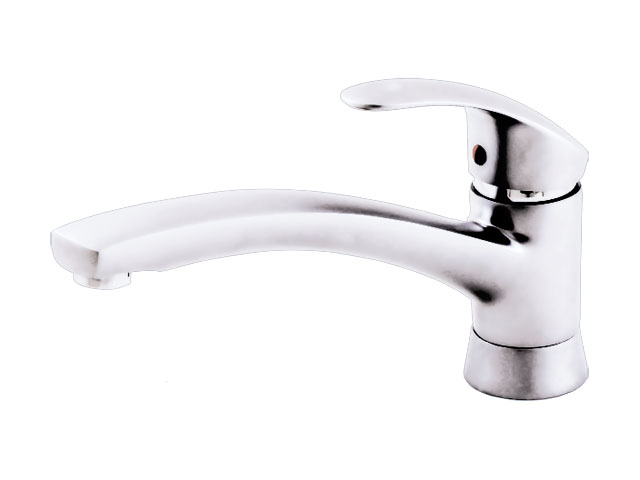 Смеситель для кухни литой Aqua-World MARTIN на борт раковины ХРОМ (СМ40М.35.2)