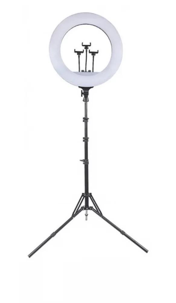 ᐉ Лампа LED кольцевая R-21 55 см на штативе с 3 держателями (1243)