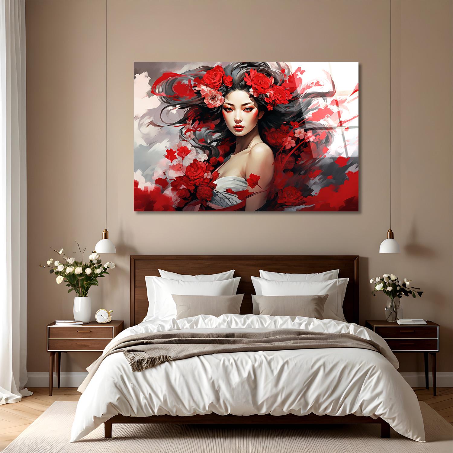 Картина на стекле NovellaPrint Леди роз 60х40 см (15.1)