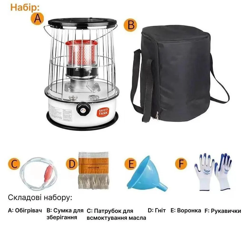 Гасовий обігрівач Kerona TS-77 - фото 3