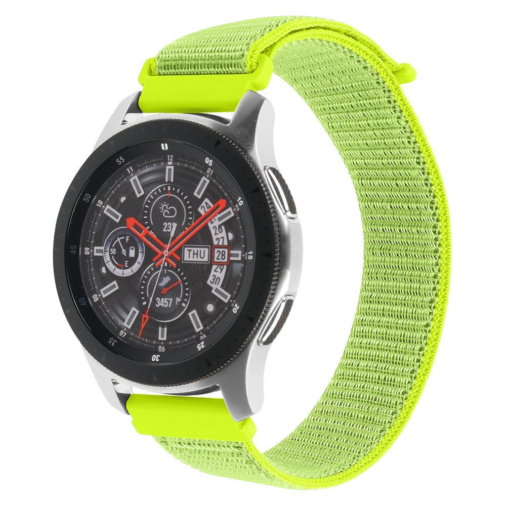 Ремешок для смарт-часов Nylon Loopback для Amazfit Bip Lite S U/GTS 2/3/4 Mini/GTR 20 мм Желтый (2203P)