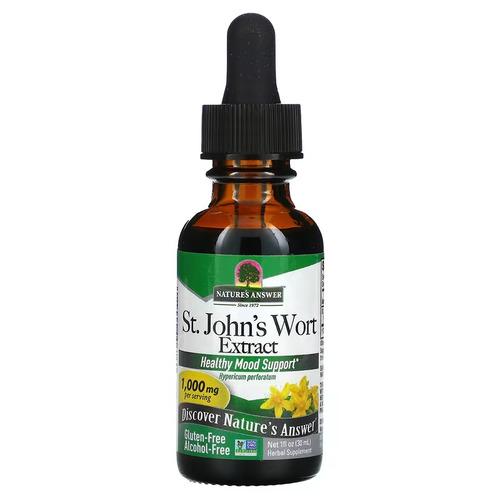 Зверобой Nature's Answer St John's Wort Extract 1,000 мг 1 fl. oz. 30 мл (NTA-00676)