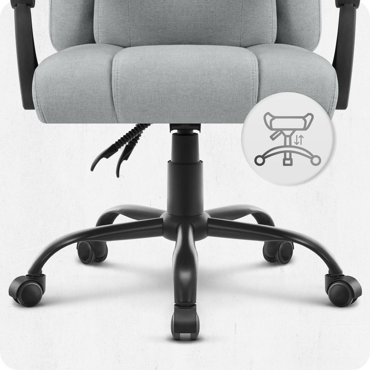 Крісло офісне Cabro C505 тканина Grey - фото 5