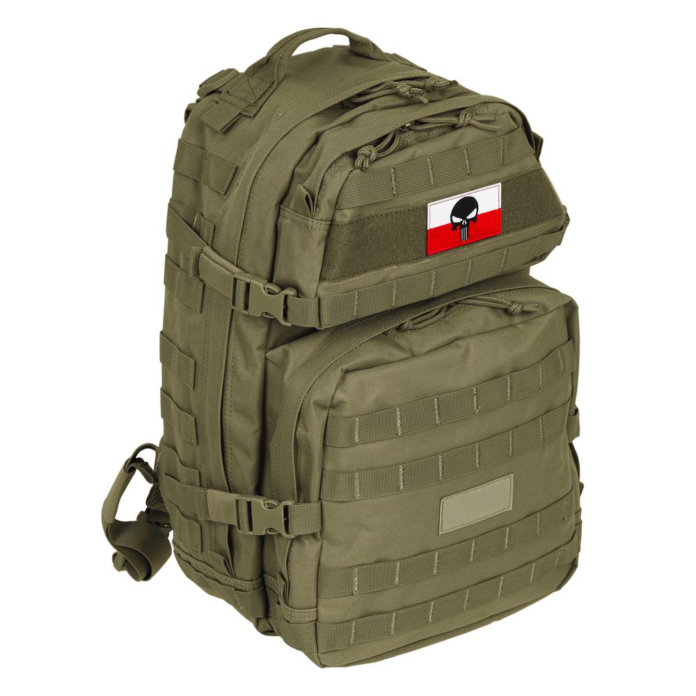 Набор шевронов на липучке Череп Карателя/Знамя Польши 5х8 см 2 шт. (25127) - фото 4 Набор шевронов на липучке Череп Карателя/Знамя Польши 5х8 см 2 шт. (25127) - фото 4