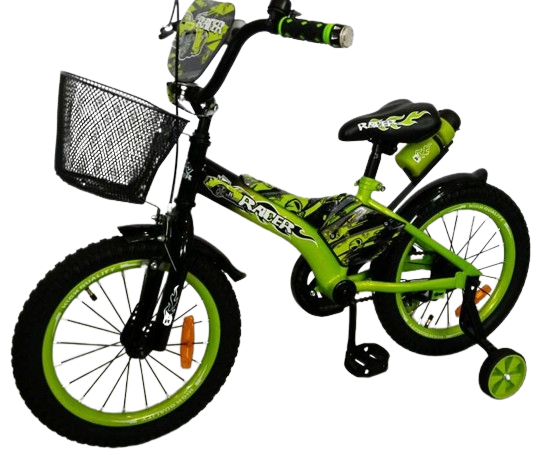Велосипед детский Racer-boy стальной 5-6 лет 18" Зеленый Велосипед детский Racer-boy стальной 5-6 лет 18" Зеленый