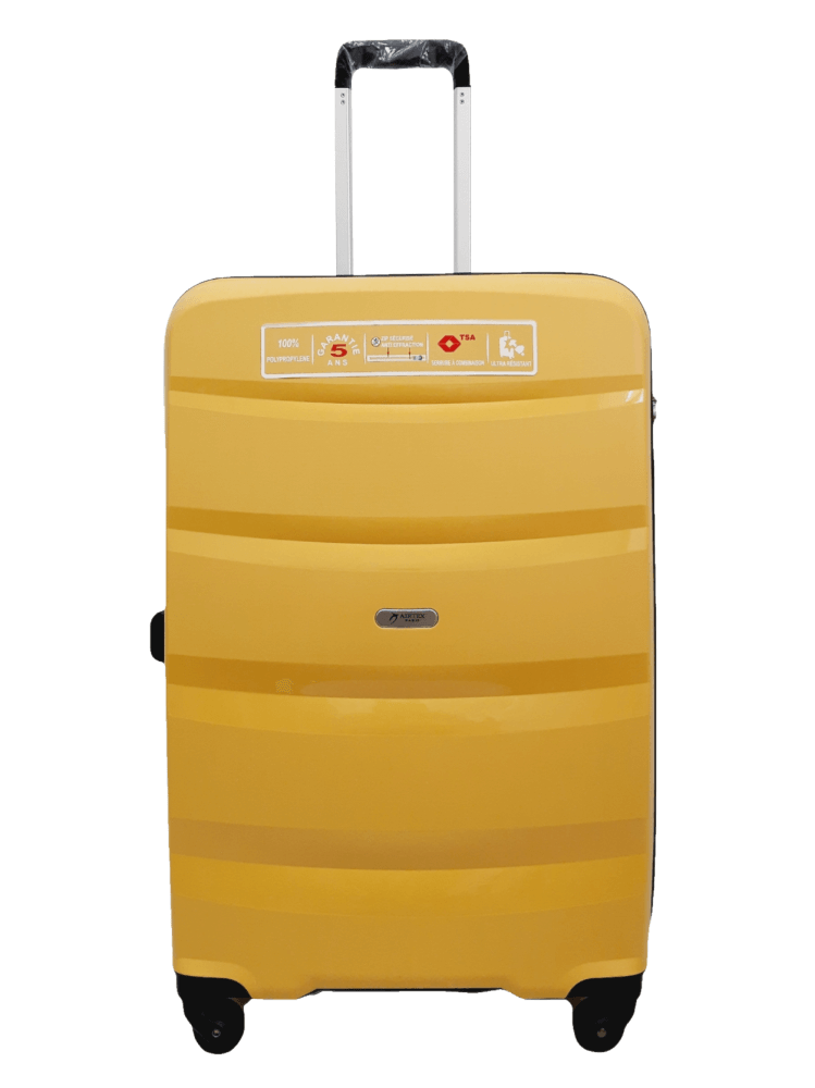 Чемодан дорожный Airtex 229 L полипропилен 96 л 75x50x28 см Желтый