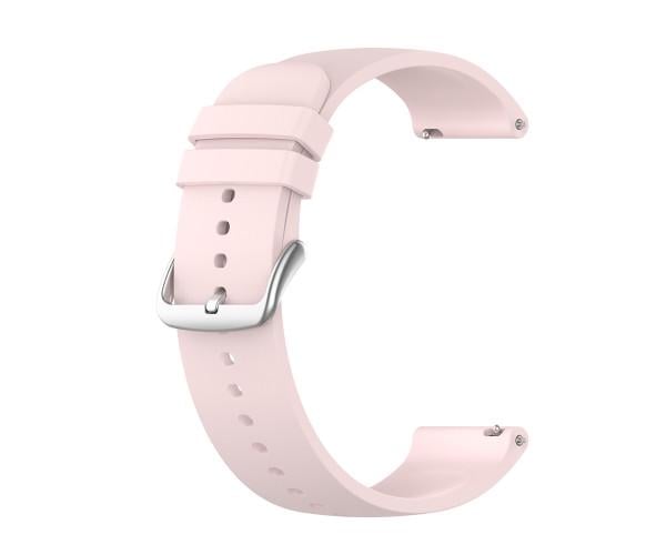 Ремешок Silicone для смарт-часов Garmin Forerunner 570 47 мм/Venu 4 45 мм 22 мм Розовый