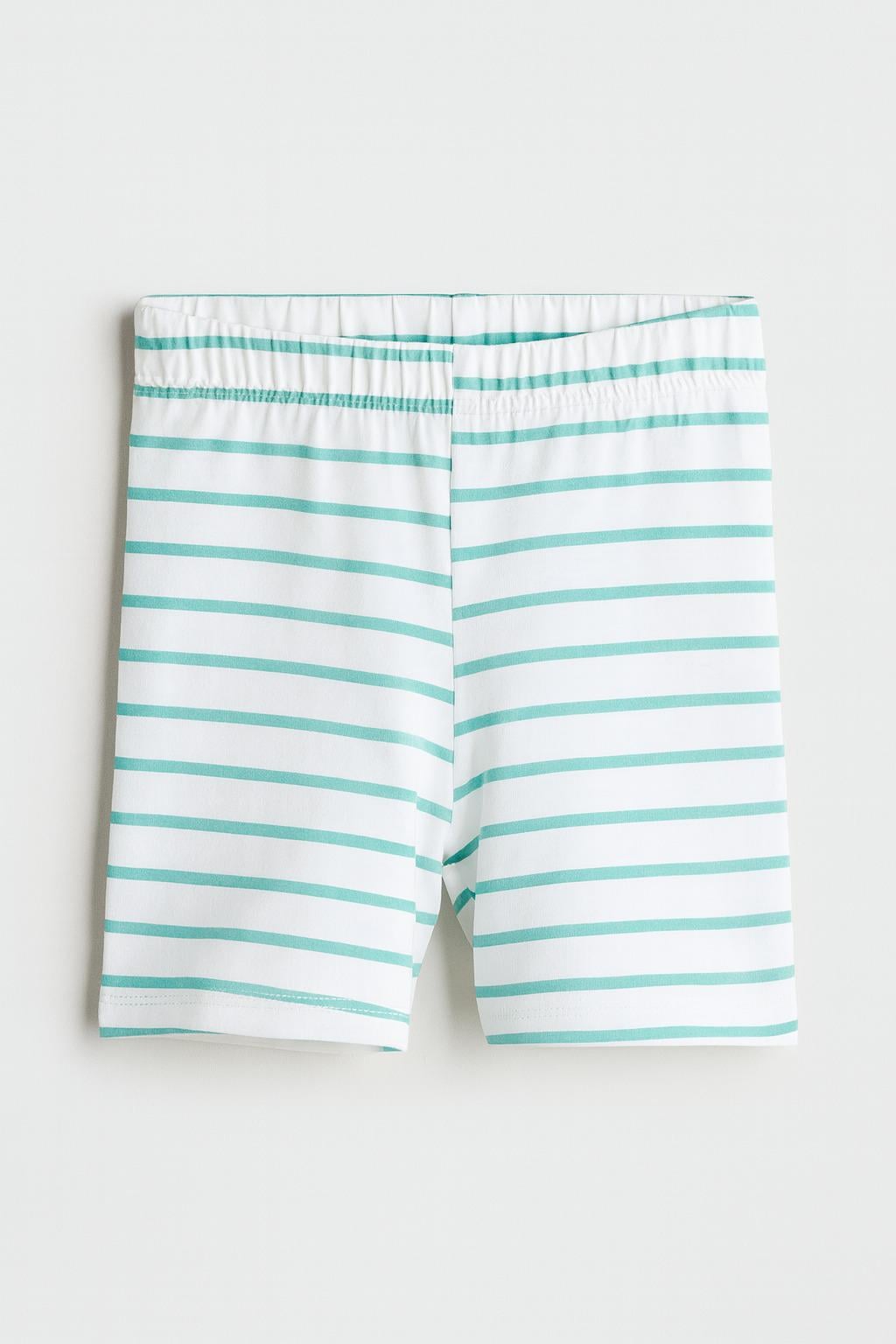 Шорты Полоски 74 см Белый/Зеленый (1225586АВ)