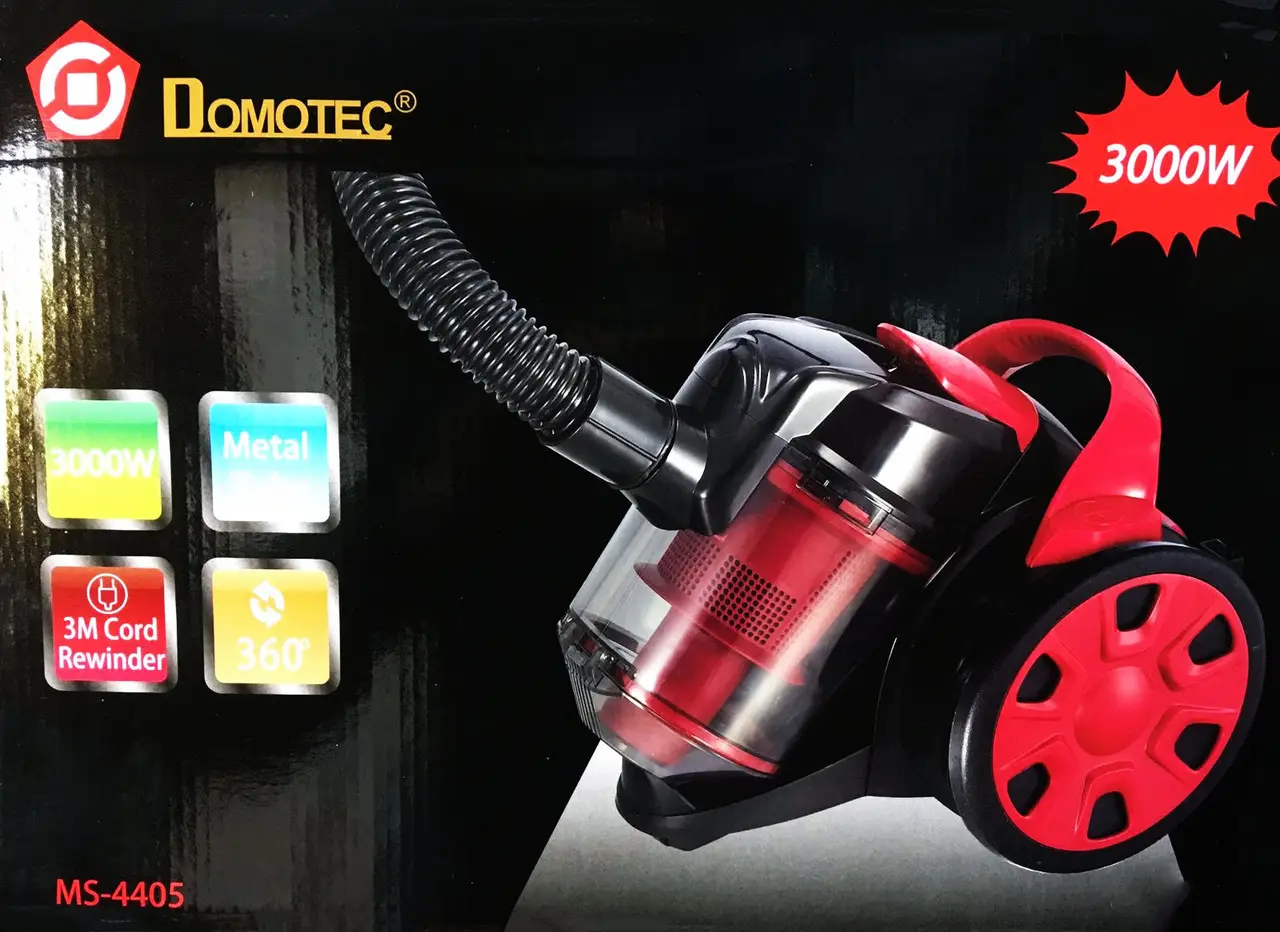 Пилосос колбовий Domotec MS 4405 контейнерний 3000 W - фото 16 Пилосос колбовий Domotec MS 4405 контейнерний 3000 W - фото 16
