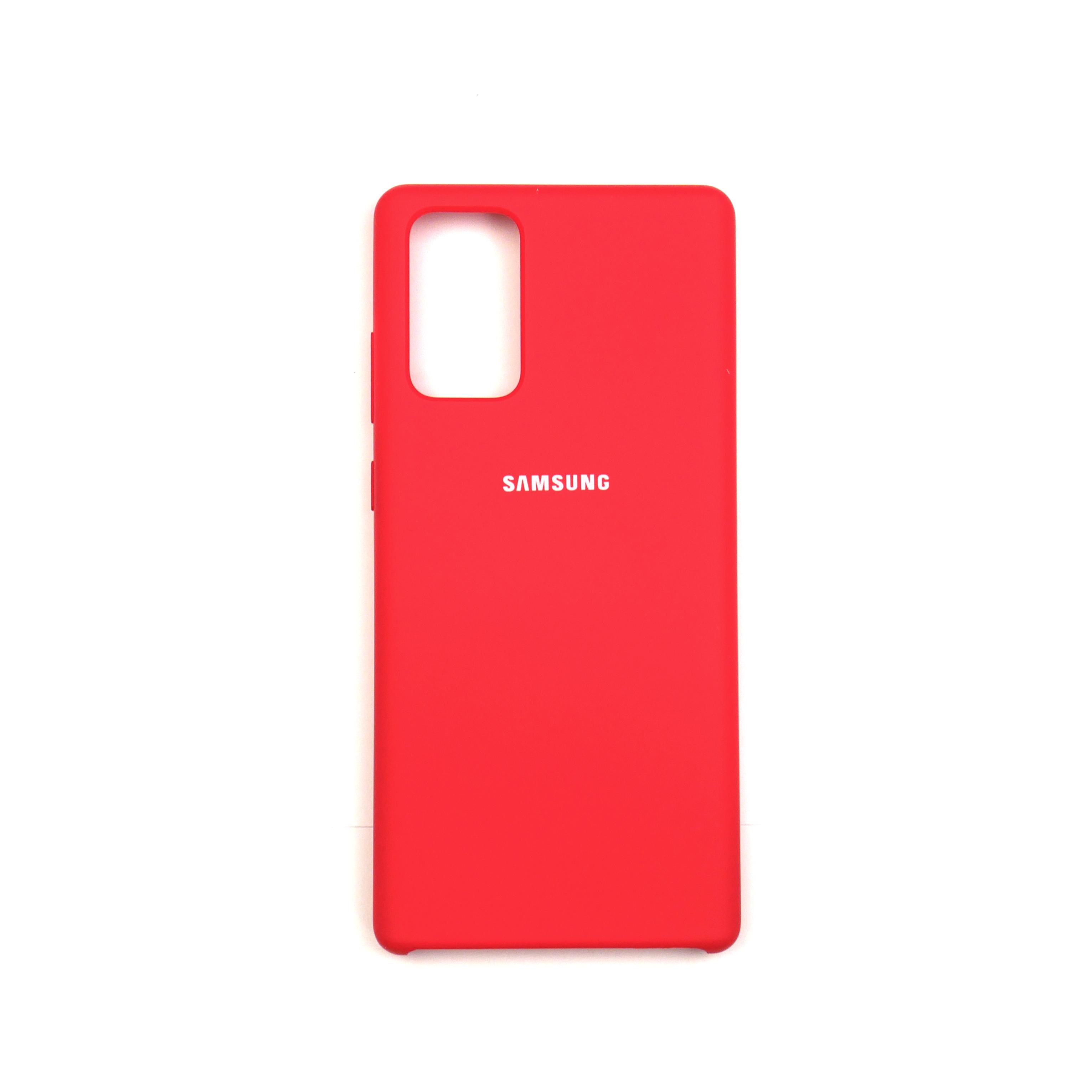 Чехол Jelly Silicone Case Samsung Note 20 Red (14)
