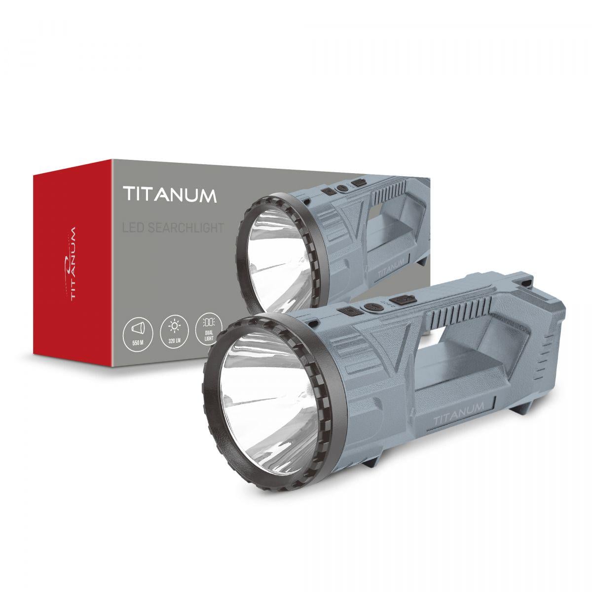 Фонарик портативный светодиодный TITANUM TLF-T23 320Lm 6500K