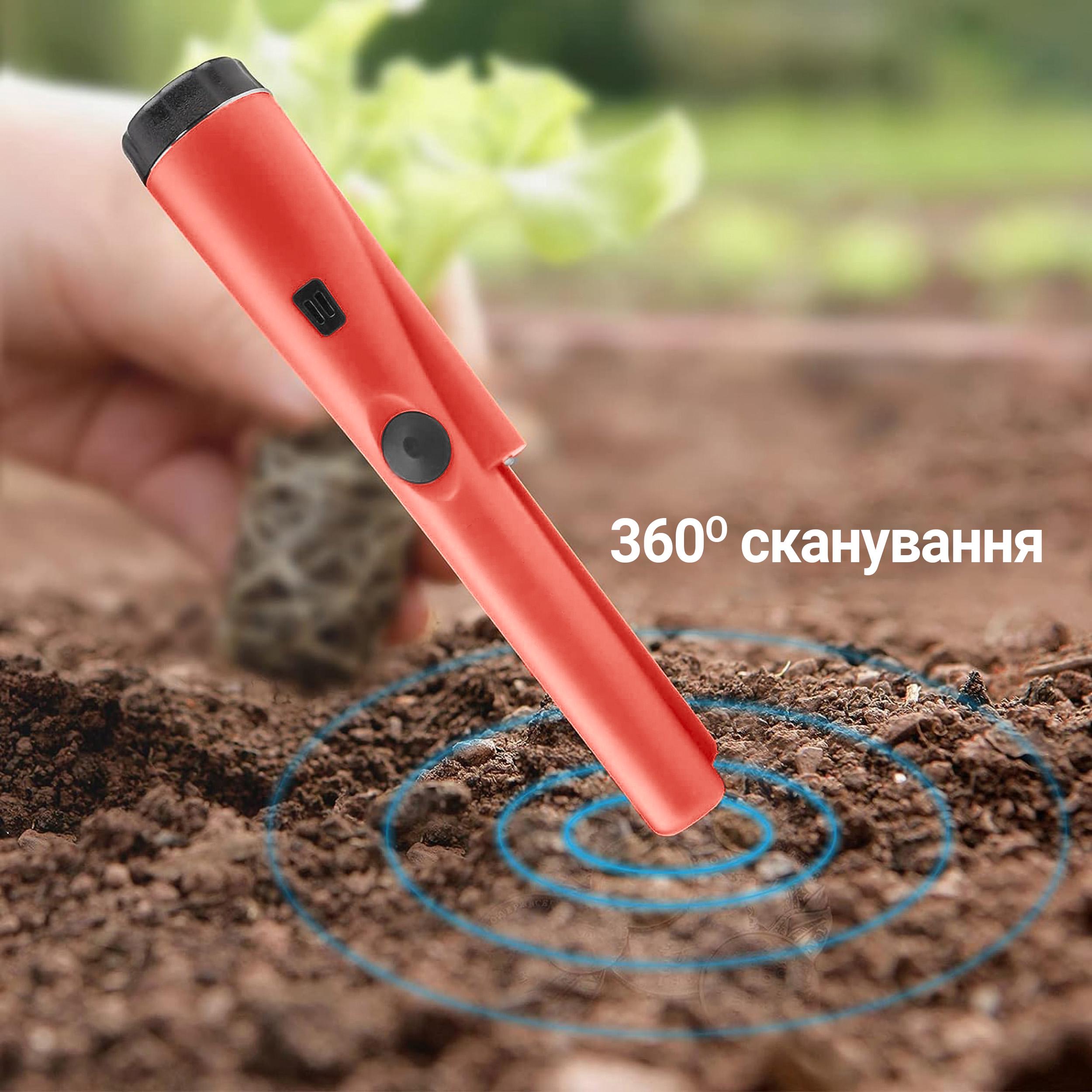 Металлоискатель/Пинпоинтер ручной портативный Kayfovo ML-11 с кобурой Красный (28838) - фото 3 Металлоискатель/Пинпоинтер ручной портативный Kayfovo ML-11 с кобурой Красный (28838) - фото 3