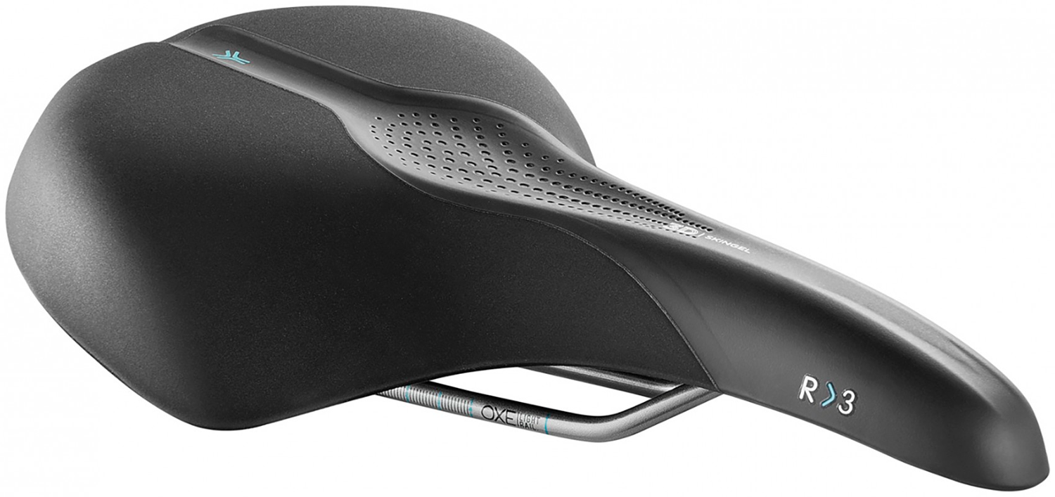 Седло Selle Royal SCIENTIA R3 Relaxed 3D skingel 289х224 мм 520 г Black gummy/Black mokka