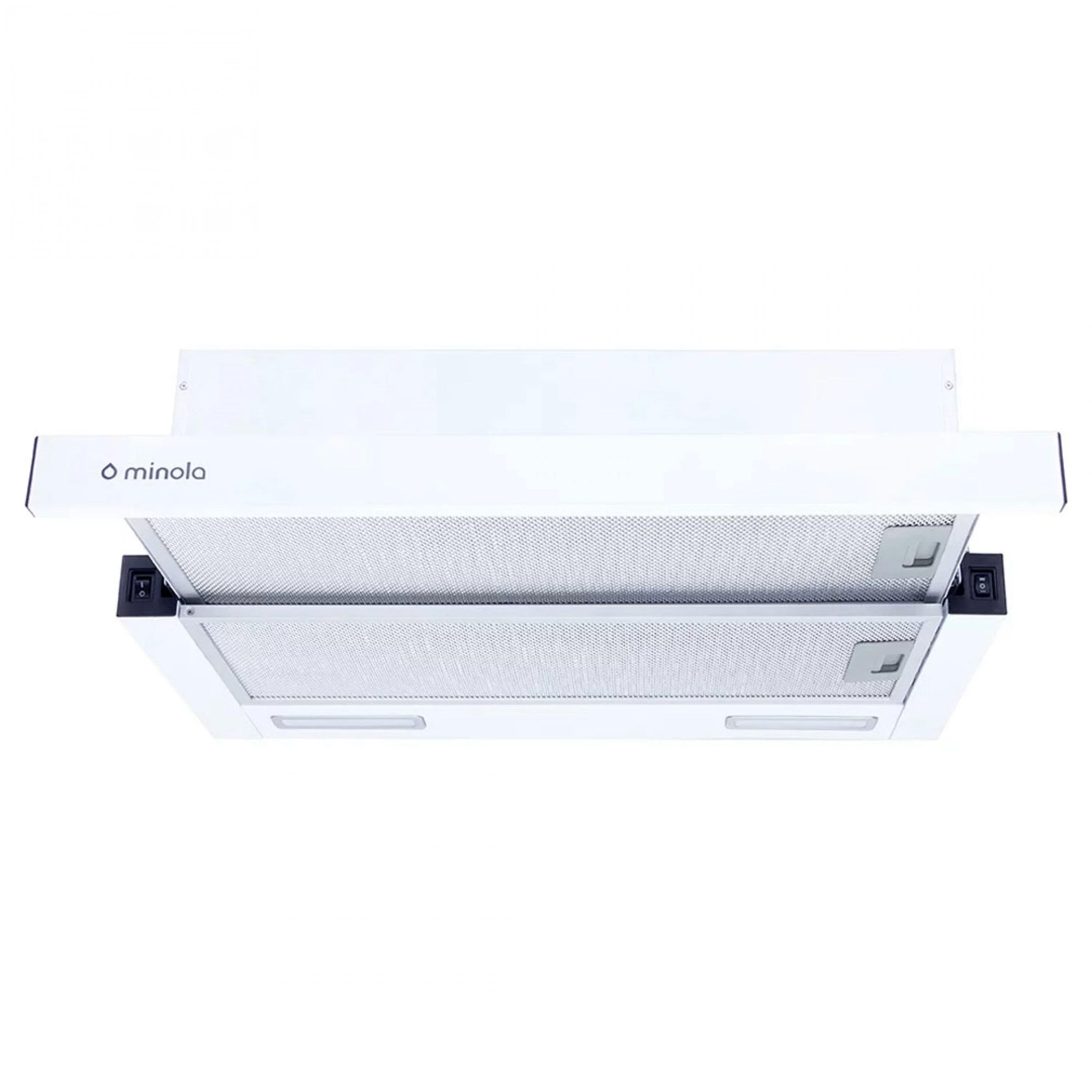 Вытяжка телескопическая Minola HTL 6615 WH 1000 LED