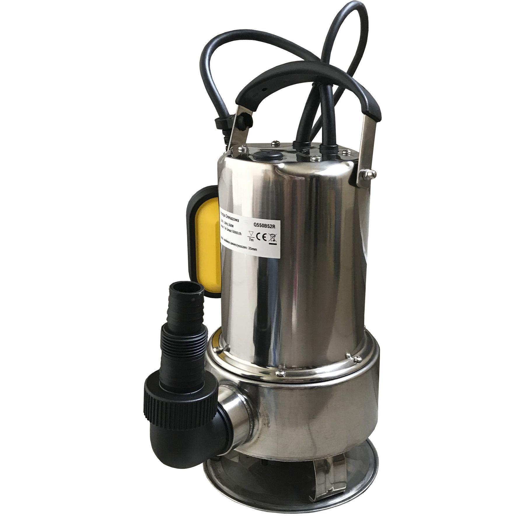Насос дренажный Optima Q550B52R 055 кВт для грязной воды нержавеющая сталь (15334) - фото 4 Насос дренажный Optima Q550B52R 055 кВт для грязной воды нержавеющая сталь (15334) - фото 4