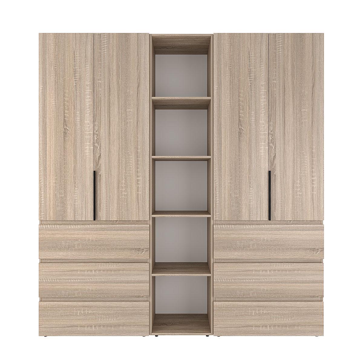 Шафа розпашна комбінована ART IN HEAD №6 Light 2000x500x2200 мм Дуб Сонома світлий (GALTK0613000000) - фото 1 Шафа розпашна комбінована ART IN HEAD №6 Light 2000x500x2200 мм Дуб Сонома світлий (GALTK0613000000) - фото 1