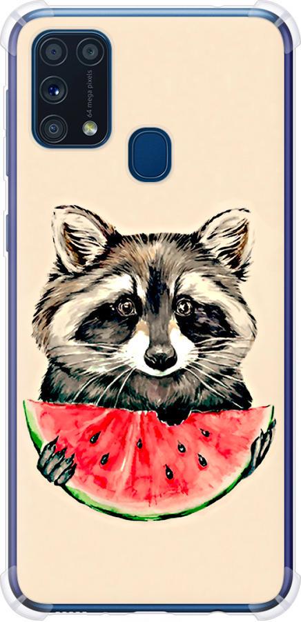 Чехол на Samsung Galaxy M31 M315F Енотик с арбузом (4605sp-1907-42517)
