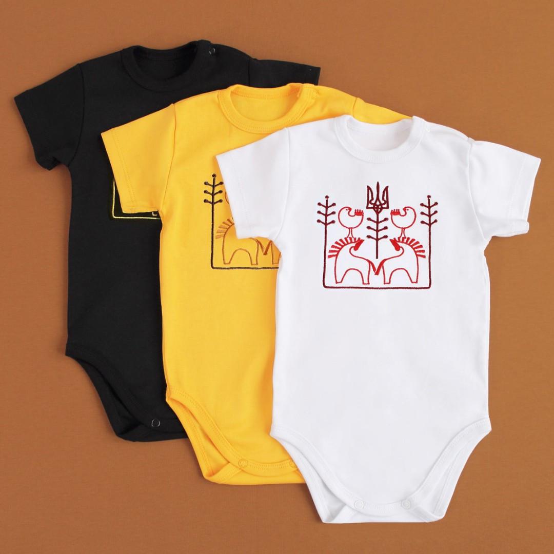 Боди с этнической вышивкой Воля 74 см 6-9 мес Черный (2696339579) - фото 2 Боди с этнической вышивкой Воля 74 см 6-9 мес Черный (2696339579) - фото 2