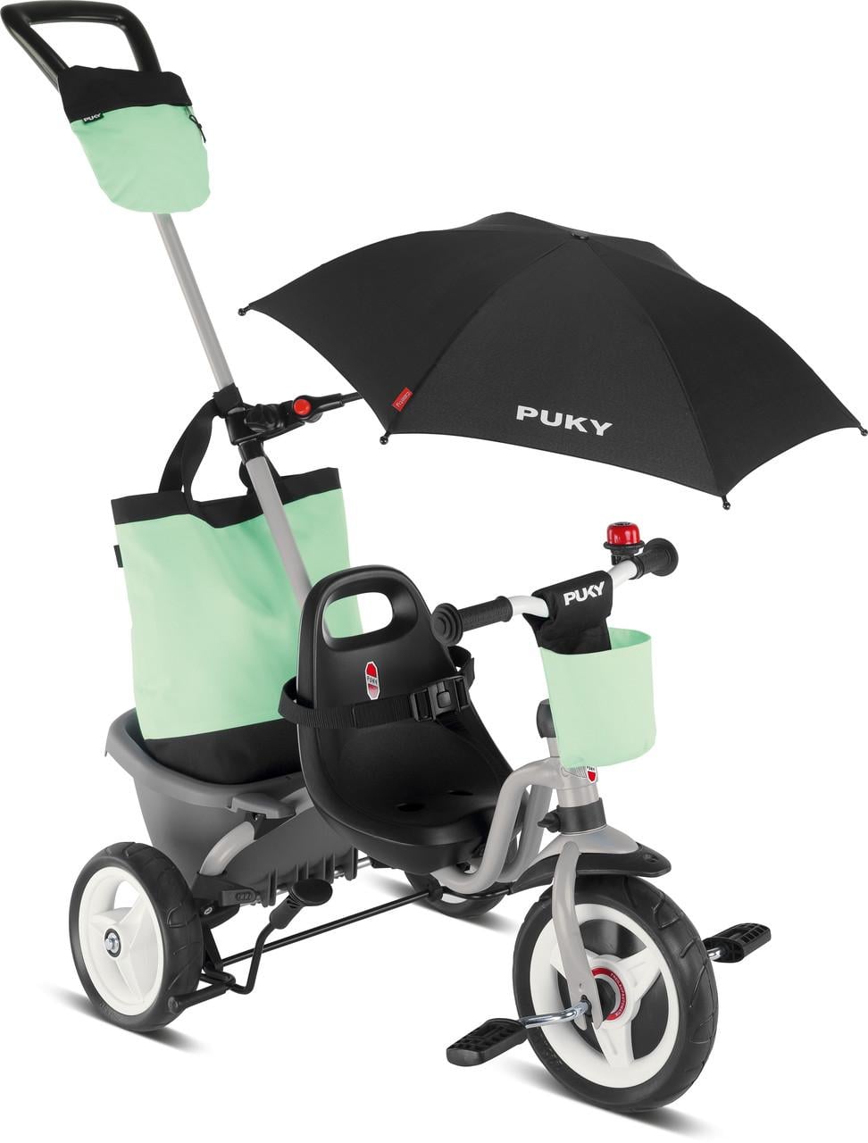 Велосипед трехколесный Puky Ceety Comfort от 1,5 до 4 лет 85-100 см c зонтиком