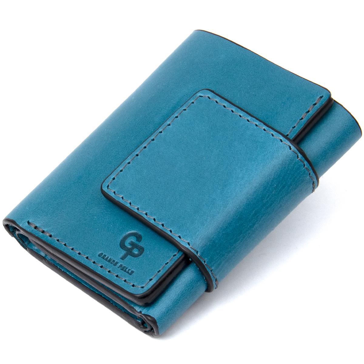 Портмоне женское GRANDE PELLE 11455 Бирюзовый