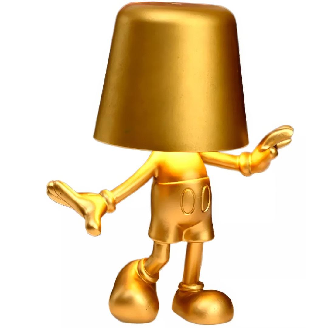 Ночник светодиодный Mikki MSN20 настольный с сенсорным управлением и магнитом Gold