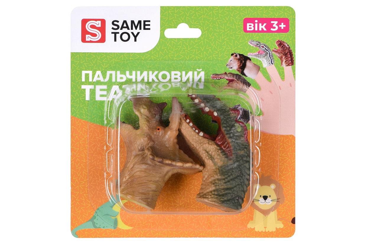 Пальчиковий театр Same Toy Спінозавр та трицератопс 7x3 см (X236UT-4) - фото 5