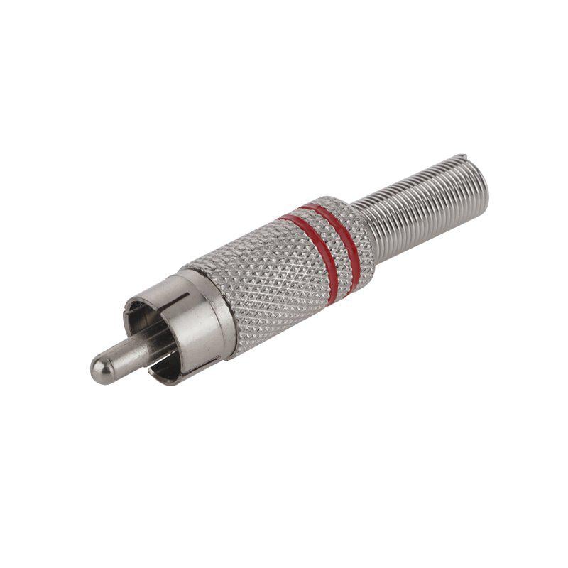 Штекер RCA 2 полосы Красный (A153024)