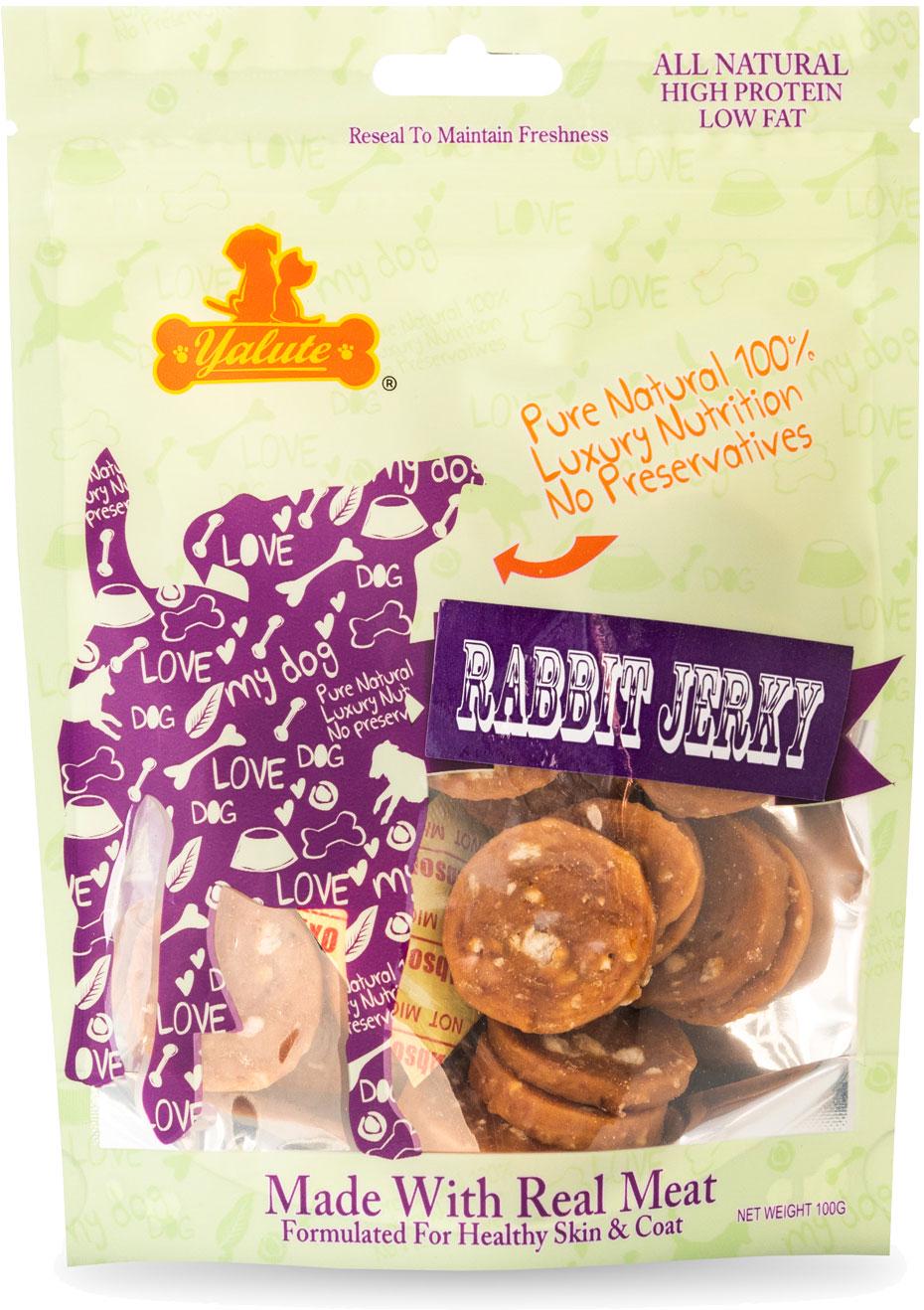 Лакомство для собак Yalute Rabbit and Banana Chips Кролик и банан 100 г (4820261920567)