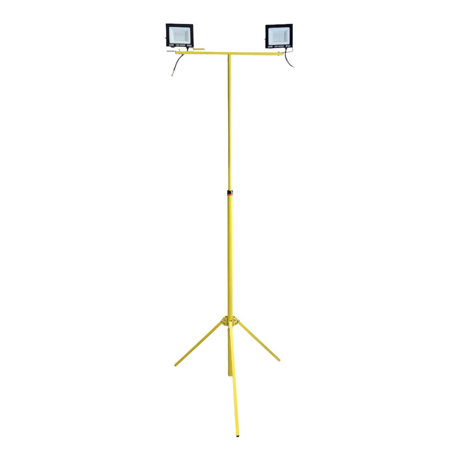 Комплект Led-прожекторов Led Story на стойке 1,6 м 4250 Lm IP65 2 шт. 50 Вт Холодный белый (38764901)