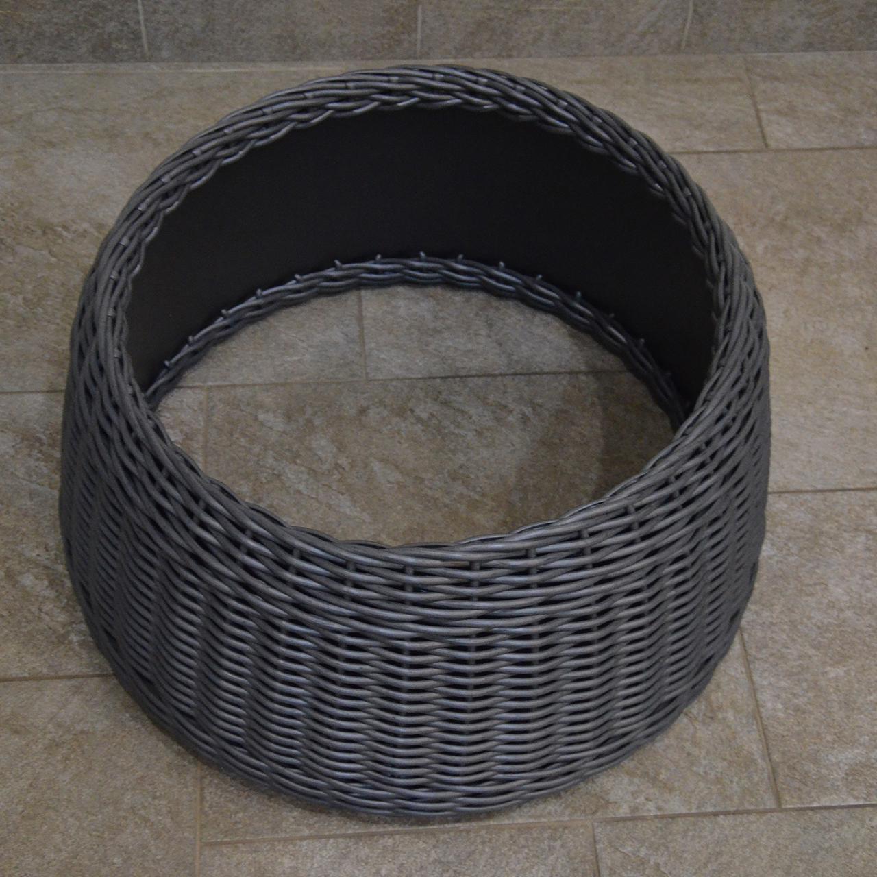 Подставка-юбка под елку плетеная из искусственного ротанга/ручной работы L Графитовый (23115876) - фото 4 Подставка-юбка под елку плетеная из искусственного ротанга/ручной работы L Графитовый (23115876) - фото 4