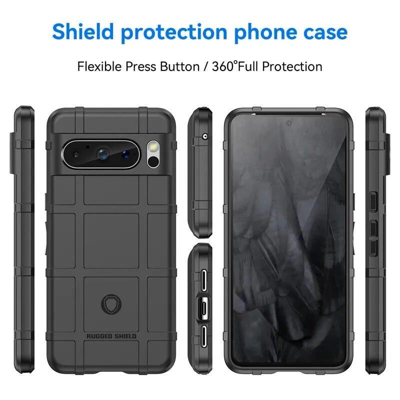 Чехол Lenuo Rugged Shield для Google Pixel 8 Pro (черный) - фото 2