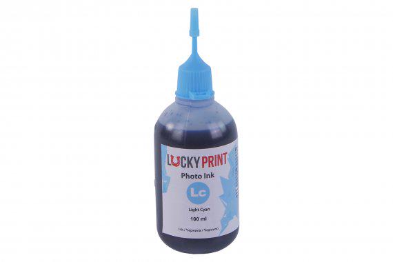 Пигментные чернила для Epson Lucky Print 100 мл Light cyan