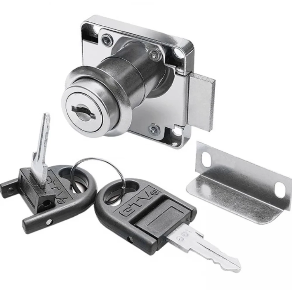 Меблевий замок GTV 138 Хром зі складним ключем 2 ключі (ZM0607) Меблевий замок GTV 138 Хром зі складним ключем 2 ключі (ZM0607)