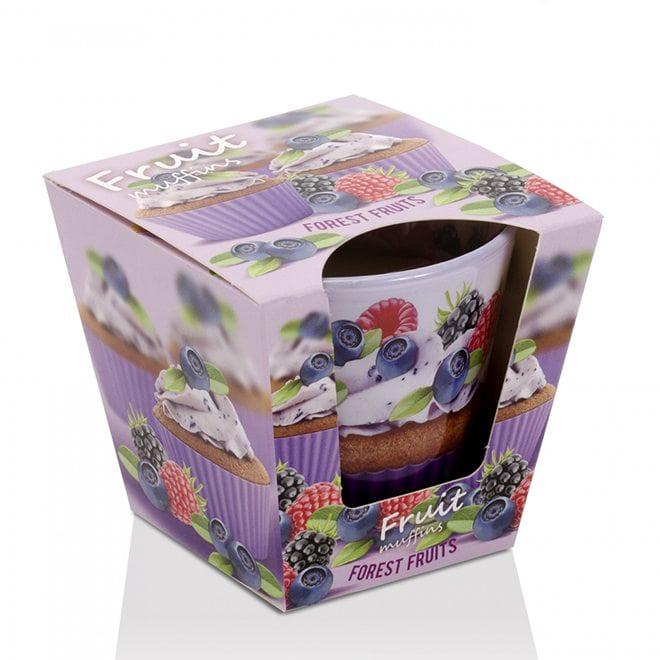 Свеча ароматическая Flora Fruit Muffins Forest Fruits (28743)