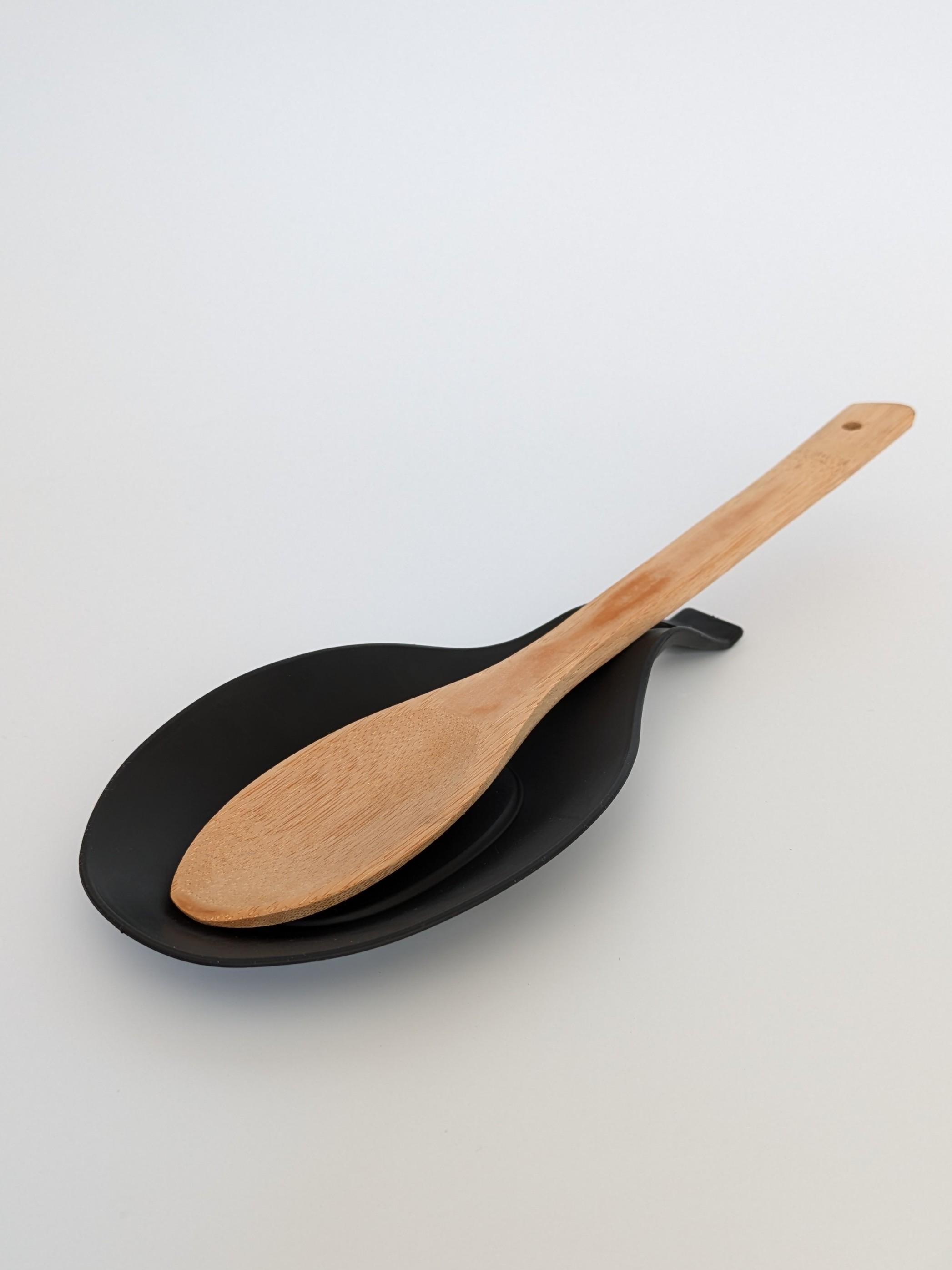 Подставка под ложку силиконовая Черный (1847) - фото 4