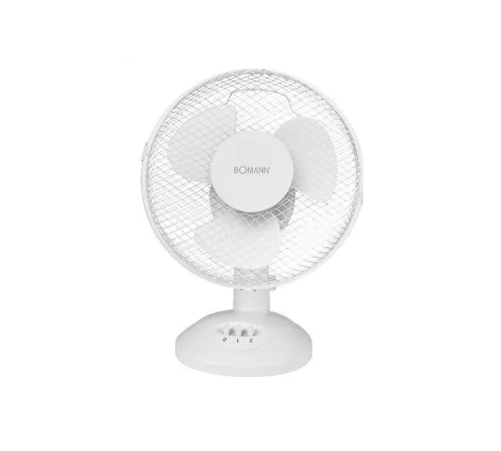 Вентилятор Bomann VL 1137 CB настольный Белый (52239)
