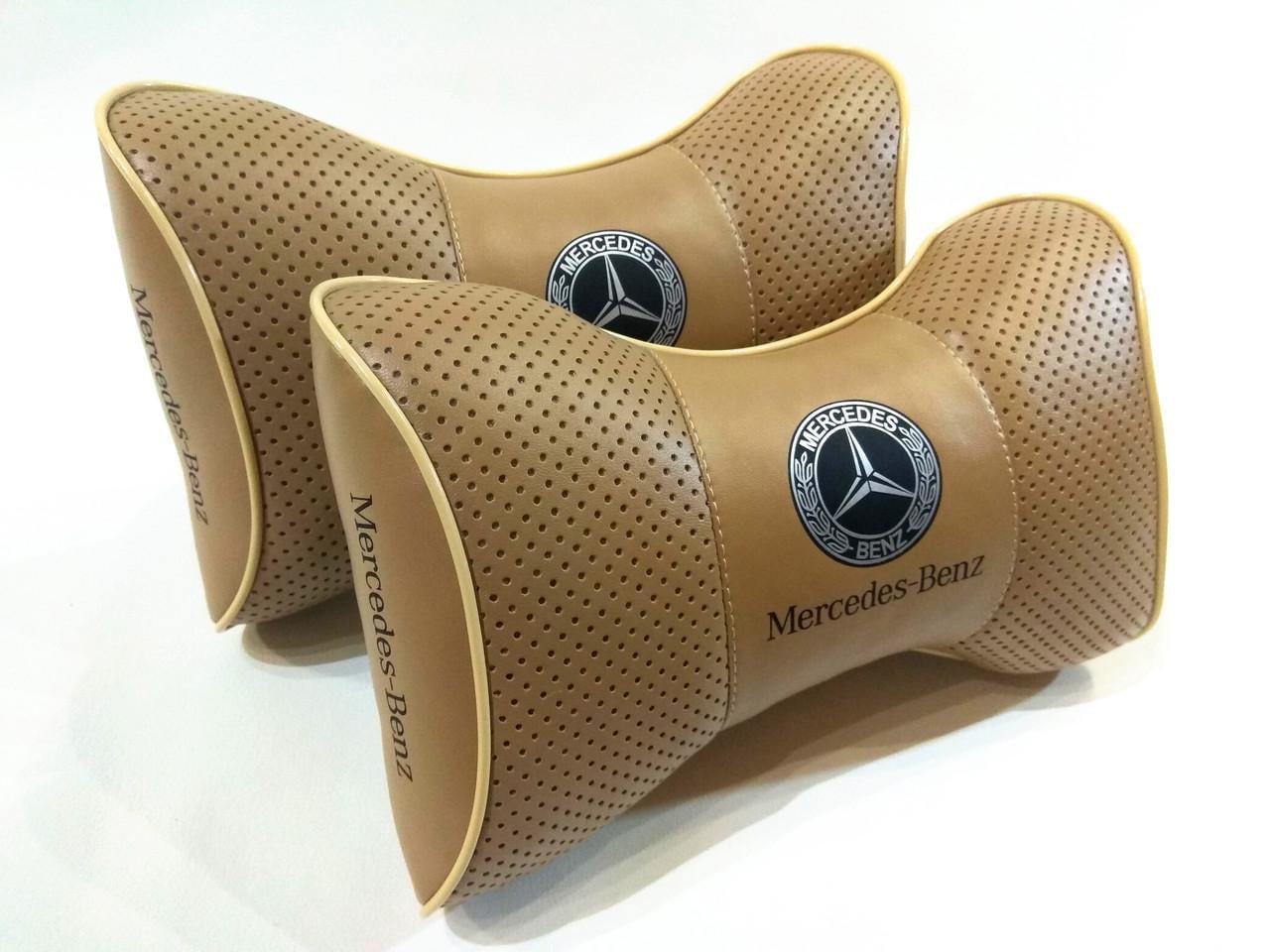 Подушка на подголовник авто Mercedes-Benz 2 шт. (00467)