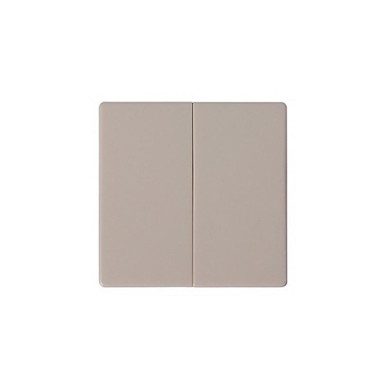 Клавиша выключателя двойная E.NEXT e.lux.11021L.pn.ivory 61x61x8 мм Слоновая кость (ins0040018)