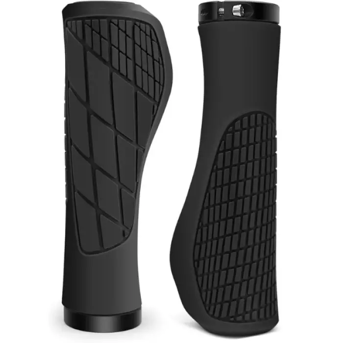Грипсы велосипедные MTB Ergonomic с замками Черный (24668354)
