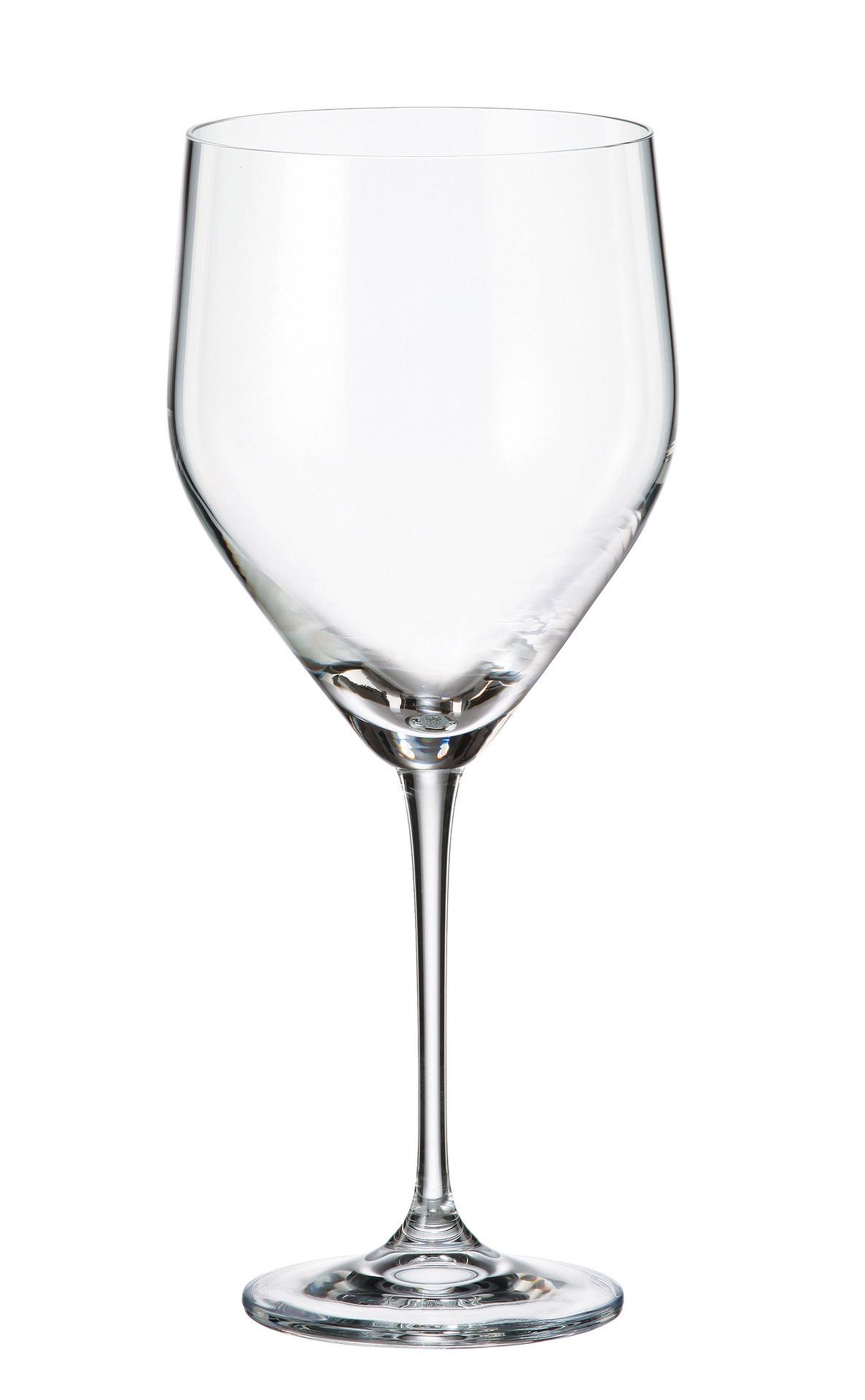 Бокалы для вина Bohemia SITTA 680 мл 6 шт. прозрачное богемское стекло