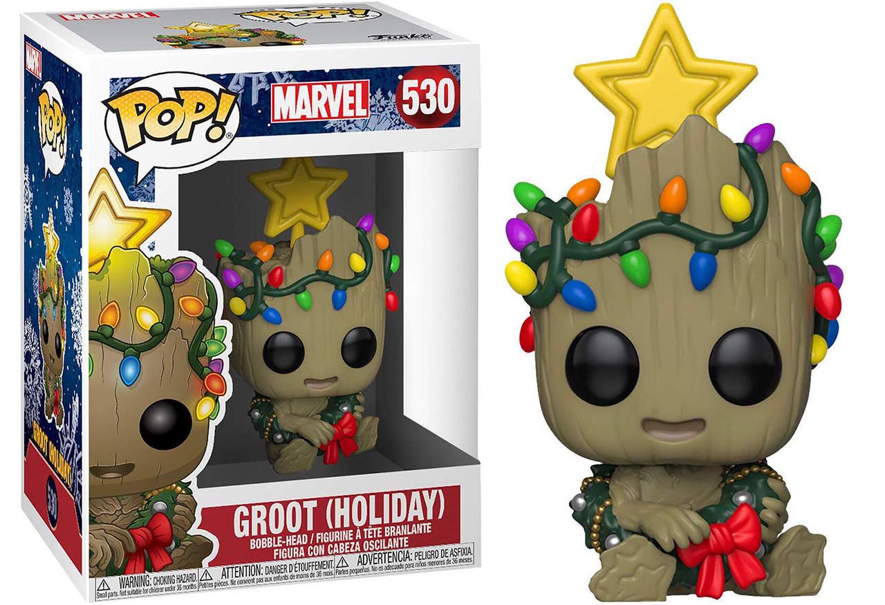 Фигурка Funko Pop Marvel Holiday Groot 10 см (MH G 530) - фото 2