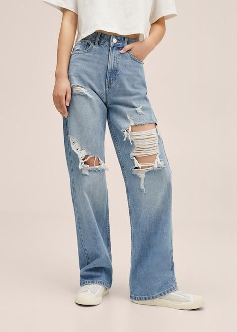 Джинсы Mango XS Голубой (27021097) - фото 2 Джинсы Mango XS Голубой (27021097) - фото 2