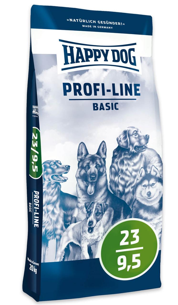 Корм сухий для дорослих собак Happy Dog Profi Basic 23/9,5 яловичина та птиця 20 кг - фото 1