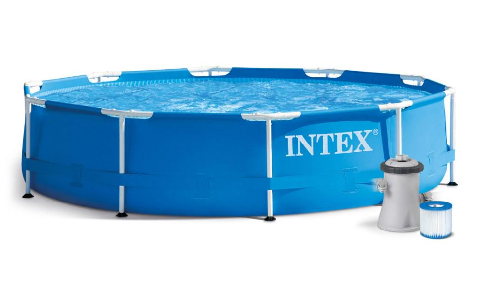 Бассейн каркасный Intex 28202 305x76 см с машиной для создания пузырей (DM-28202-M)